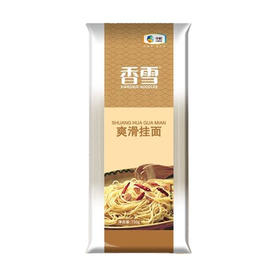 中粮香雪爽滑挂面 750g 家常干面条鸡蛋面早餐速食早餐汤面拌面