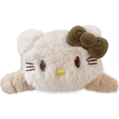 hellokitty抓夹大号毛绒2024新款可爱凯蒂猫发夹后脑勺盘发鲨鱼夹