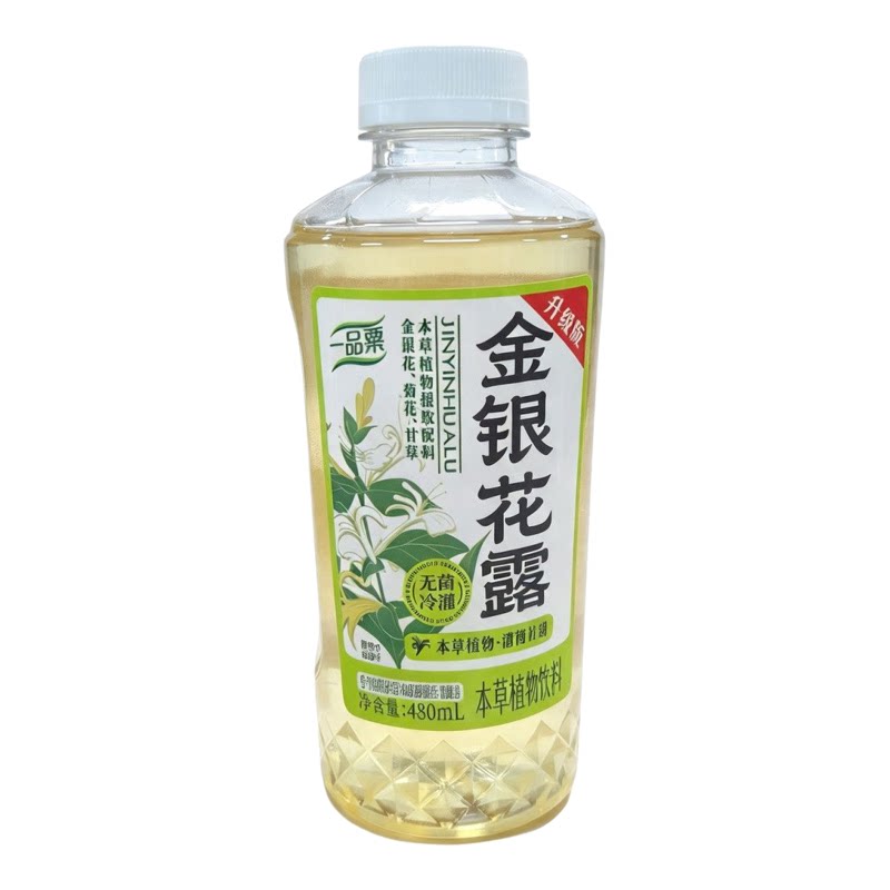 一品粟金银花露480ml植物饮料