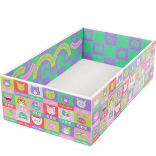 万相喵进口牛卡加厚瓦楞猫窝猫纸盒纸箱纯木浆猫抓板可替换不漏屑