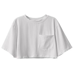 爵士舞服装韩舞演出服露脐上衣嘻哈风格跳舞宽松jazz女装舞蹈服夏