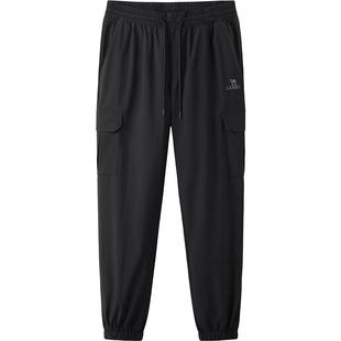 骆驼男装羽绒裤工装裤男士白鸭绒加厚束脚户外休闲裤子男冬季新款