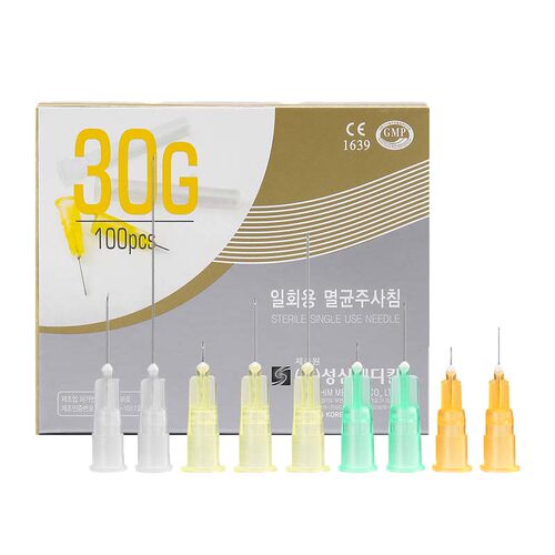 韩国小针头医用非无痛注射剂针27/30g/32G13/38/34g4mm水光微整针