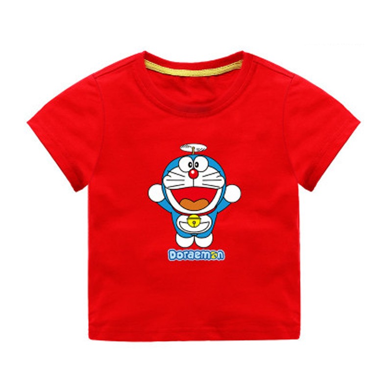 小叮当哆啦a梦卡通女宝宝衣服t恤