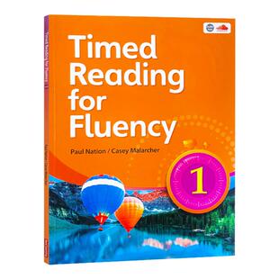 原版进口Seed Learning出版Timed Reading for Fluency1-4级寒暑假短期阅读课程小学高年级初高中流利阅读计时器CEFR A2扫描听音频