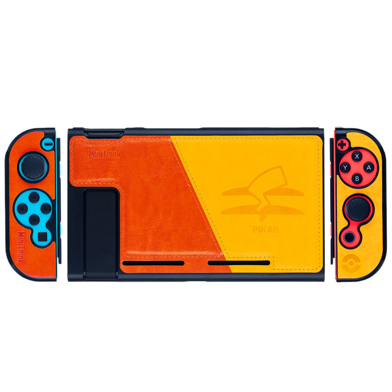 任天堂Switch保护套收纳盒NS游戏机皮套NS保护壳可爱皮质硬壳配件