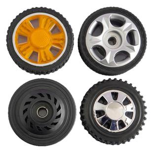 通用电动伸缩门排轮子大全铝芯橡胶从动轮双轴承轱辘耐磨小轮配件