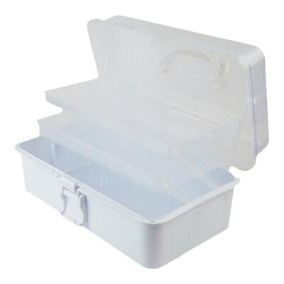 加大加厚美术生工具箱颜料收纳箱