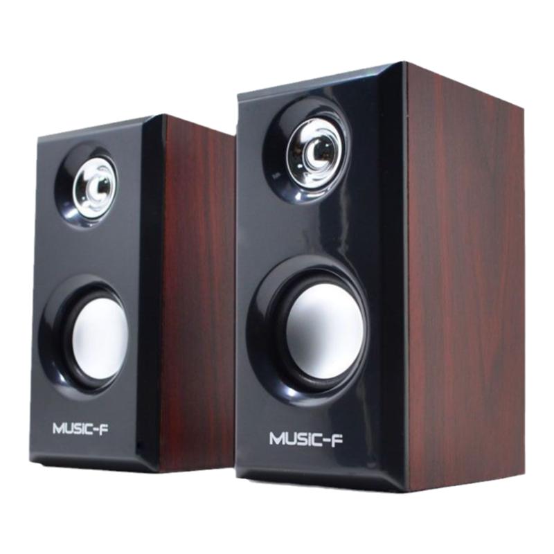 D092 小音箱  USB2.0 木质桌面笔记本台式电脑配件