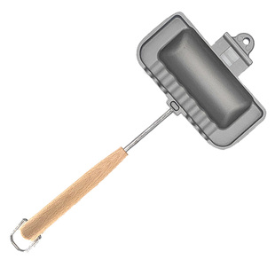 网红热压三明治夹燃气直火日本夹锅封边露营早餐厚夹日式吐司烤盘