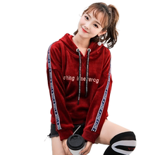 2019新款内加绒女士宽松韩版卫衣1