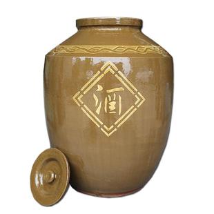 酒坛酒罐陶瓷专用老式陶坛密封500斤窖藏酒缸1000斤加厚土陶坛子