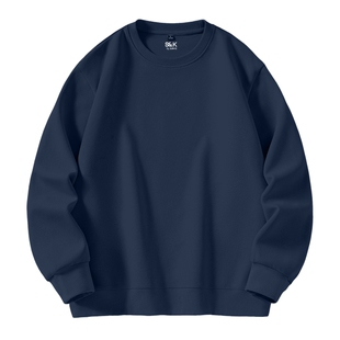 班尼路S&K系列男士休闲圆领卫衣男宽松美式秋季藏青色套头外套LF