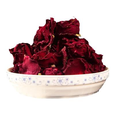 产地墨红玫瑰花无中间商大朵100g