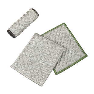 洁丽雅银丝洗碗布百洁布厨房用双面洗碗巾刷锅刷碗不易沾油抹布