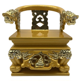 香火椅神明用椅小型神椅木雕龙椅工艺品文椅神像坐椅佛像椅子迷你