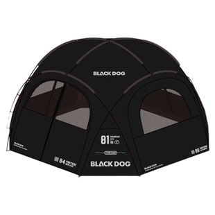 BLACKDOG黑狗戶外可拼接穹頂帳篷遮陽球形天幕防水便攜式防曬防風