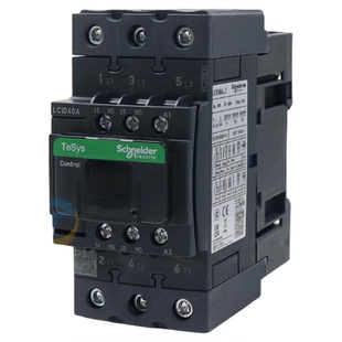 施耐德交流接触器单相线圈220VAC LC1D40AM7C薄款 1常开1常闭触点