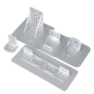 加厚衣柜隔板托层板托免打孔无痕免钉粘贴橱柜子分层固定器支撑架