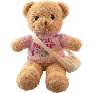 可爱穿衣小泰迪熊玩偶熊熊毛绒玩具抱睡公仔抱抱熊娃娃生日礼物女