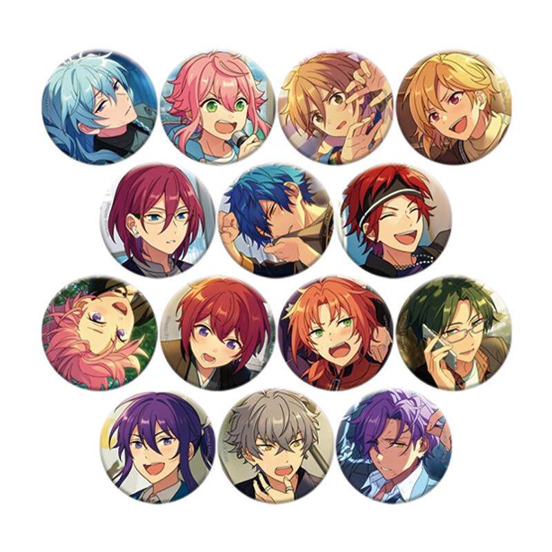 现货TOYPLA偶像梦幻祭2021秋花前徽章盲盒吧唧