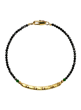 高品质尖晶石路路通极细男款手链