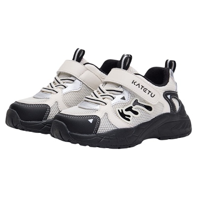 卡特兔童鞋春季女童鞋子儿童防滑透气男童宝宝老爹网面小童运动鞋