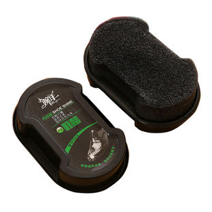 鞋擦擦皮鞋保养增亮神器双面海绵擦鞋无色鞋蜡刷子鞋油一擦即亮