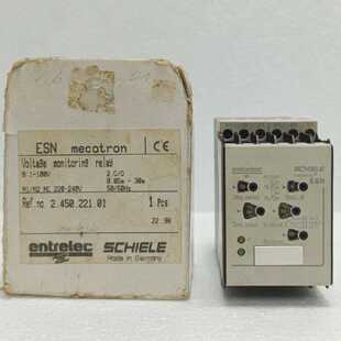 ENTRELEC ESN Mecotron Voltage Monitoring Relay 1-100V New Su