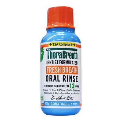 【自营】TheraBreath凯斯博士冰凉薄荷漱口水旅行装88.7ml便携