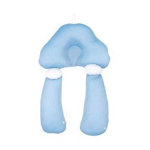 婴儿枕安抚枕新生儿宝宝幼儿0-6个月1岁固定柱可拆卸可机洗宝宝枕