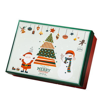 圣诞礼盒空盒平安夜苹果礼品盒子