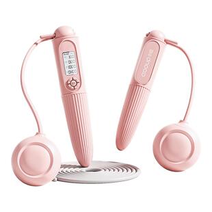 可计数款无绳跳绳专业燃脂减肥女生专用负重成人轴承钢丝长绳跳神