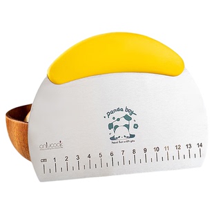 onlycook不锈钢切面刀带刻度烘焙专用刮刀家用食品级面团刮板工具