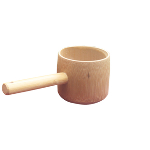 竹制厨房家用 创意竹子水瓢 盛水舀子大竹节水勺 带柄水舀子