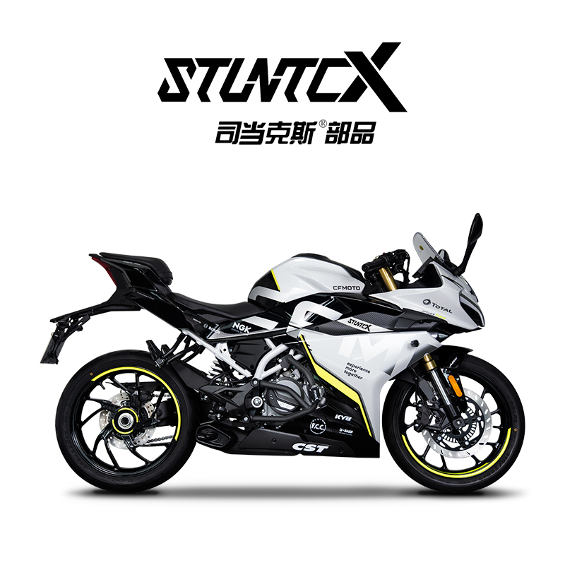 STUNTCX适用春风250SR FUN版护杠竞技杠防摔护架改装金卡纳护杠