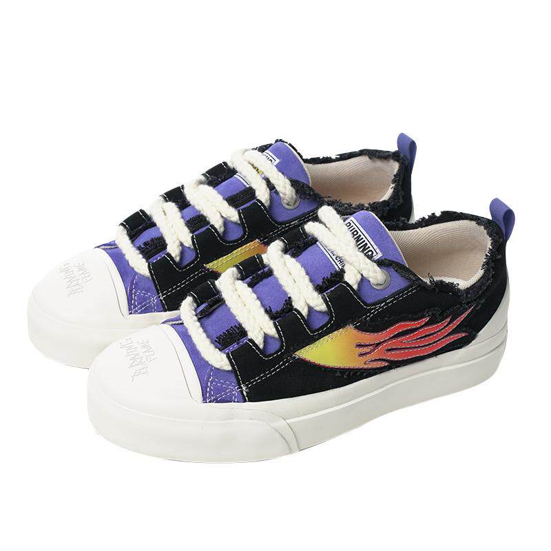 帆布鞋BURNINGFLAME增高低帮