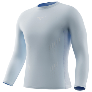 美津浓泳衣男款长袖速干防尴尬泳裤泡温泉海边冲浪游泳装备男全套