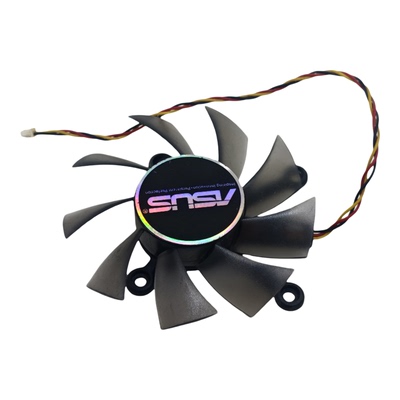 华硕显卡GTX650 HD7870 HD6670 HD6570 HD7770 HD7850配件3线风扇