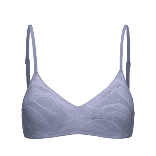 本质心创小糯条软支撑艺术蕾丝不空透气聚拢无钢圈文胸薄款内衣