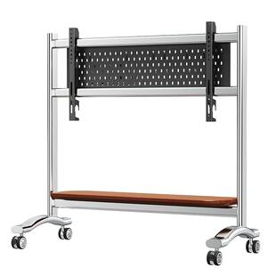 【焕新补贴】CABTE不锈钢移动电视支架客厅艺术落地55-100英寸