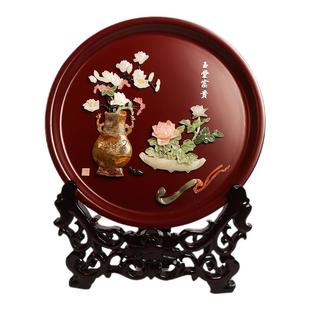 扬州漆器厂骨石春意台屏结婚生日商务家居办公装饰摆件工艺礼品