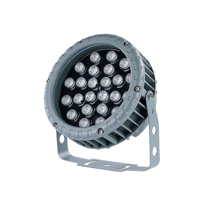 DMX512外控投光灯RGBW照树灯户外防水射灯外墙亮化72W48瓦七彩