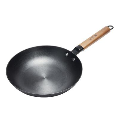 王源吉铸铁锅无涂层燃气灶电磁炉