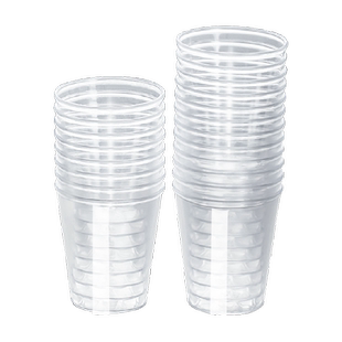 特美居一次性杯加厚透明太空杯航空杯饮料杯水杯茶杯