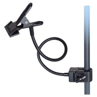 工业手电筒桌面固定支架金属大力夹万向软管延长风速仪器维修支架