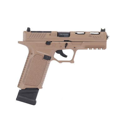 反吹抛壳激光训练器连发手枪模型