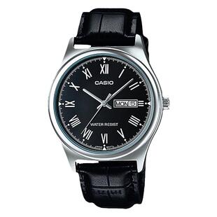 卡西欧CASIO男表简约复古商务运动石英指针男表 MTP-V006L-1B 7B