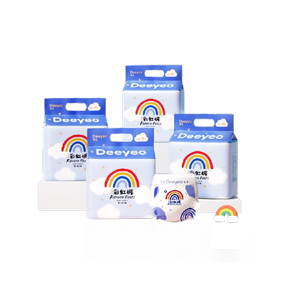 德佑超薄透气XXL码彩虹拉拉裤