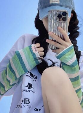 网红耐脏冰袖宽松防晒遮阳手袖女款冰凉夏天开车骑